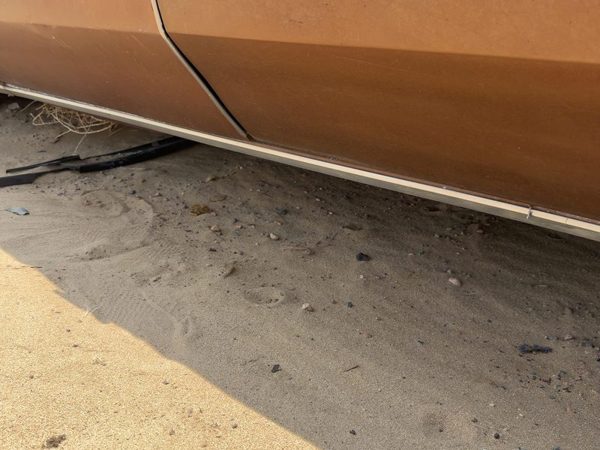 1974 Chevy Impala Driver Left Lower Rocker Panel Moulding Side Skirt Oem — photo 3