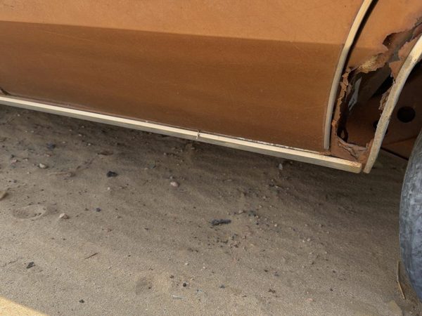 1974 Chevy Impala Driver Left Lower Rocker Panel Moulding Side Skirt Oem — photo 6