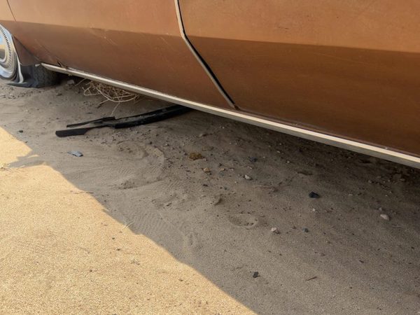 1974 Chevy Impala Driver Left Lower Rocker Panel Moulding Side Skirt Oem — photo 5