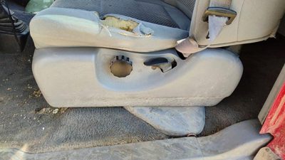 02-03 Ford F150 Driver Left Side Seat Trim Panel Oem Gray