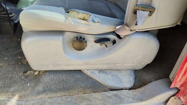 02-03 Ford F150 Driver Left Side Seat Trim Panel Oem Gray — photo 1