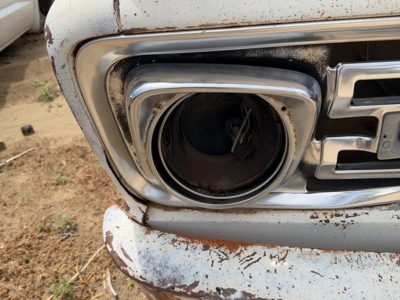 1967-1972 Ford F350 Passenger Right Chrome Headlight Trim Door C7TZ13064E