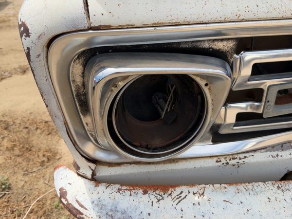 1967-1972 Ford F350 Passenger Right Chrome Headlight Trim Door C7TZ13064E — photo 5
