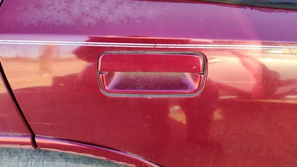 96-99 Olds 88 Passenger Right Rear Outside Door Handle Oem Back Red — photo 2