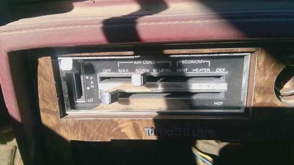 78-83 Buick Regal Temperature Control Module In Dash Heater Ac Head Unit Oem — photo 7
