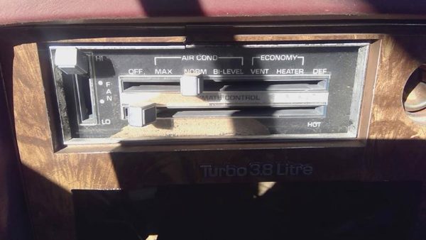 78-83 Buick Regal Temperature Control Module In Dash Heater Ac Head Unit Oem — photo 2
