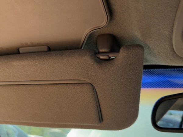 2000-2004 Cadillac Seville Driver Left Sun Visor Oem Illumination Dark Gray 145 — photo 2