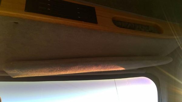 75-95 Chevy G20 Van Passenger Right Sun Visor Oem Blue — photo 3