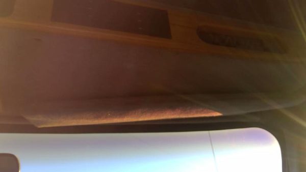75-95 Chevy G20 Van Passenger Right Sun Visor Oem Blue — photo 5