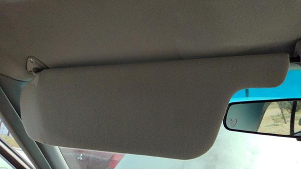 86-91 Olds 88 Driver Left Sun Visor Oem Gray — photo 6