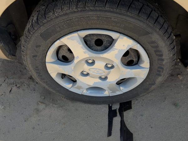 2001-2003 Hyundai Elantra Wheel Cover 6 Spoke 529602D100 — photo 3