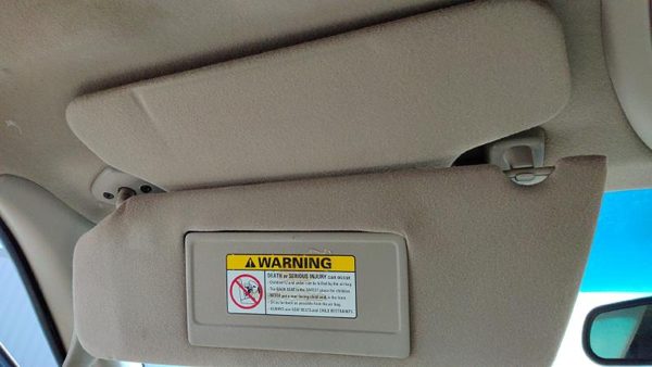 2000-2002 Ford Expedition Driver Left Sun Visor Oem Tan Fh Yl1Z7804105Aaa — photo 4