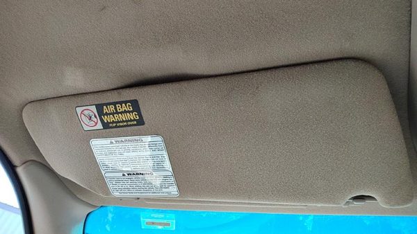 2000-2002 Ford Expedition Driver Left Sun Visor Oem Tan Fh Yl1Z7804105Aaa — photo 2