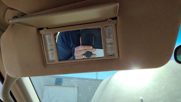 2000-2002 Ford Expedition Driver Left Sun Visor Oem Tan Fh Yl1Z7804105Aaa — photo 5