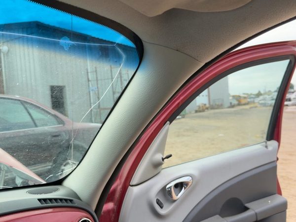 09 Pt Cruiser Passenger Right A Pillar Trim Windshield Post Panel Oem Gray D7Dv — photo 2