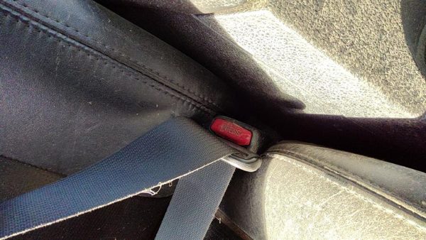 2007-2009 Lincoln Mkz Passenger Right Front Seat Belt Buckle Receiver Black Mw — photo 5