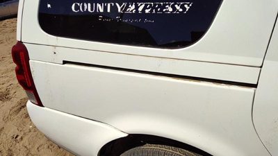 2005-2007 Chevy Uplander Passenger Right Rear Door Roller Moulding Oem White 50U