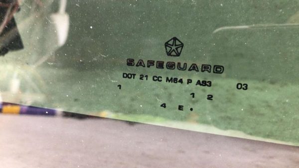 2001-2007 Dodge Caravan Passenger Right Rear Quarter Glass Back Side Window Oem — photo 5