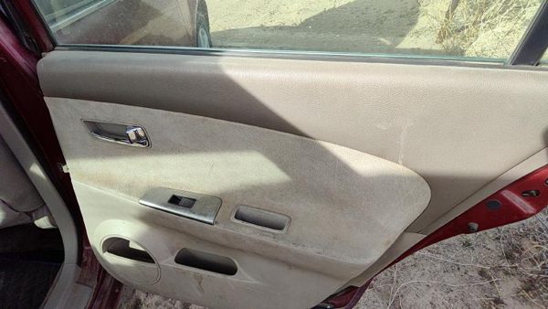 05-06 Altima Passenger Right Rear Door Trim Panel With Switches Back Blond C — photo 3