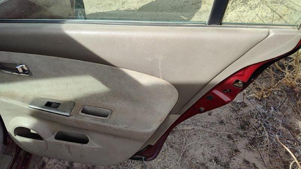 05-06 Altima Passenger Right Rear Door Trim Panel With Switches Back Blond C — photo 2