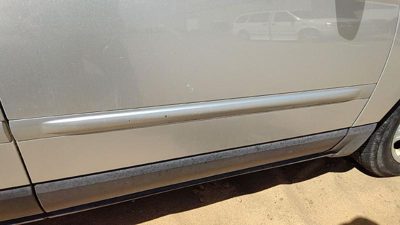 05-08 Pacifica Passenger Right Front Moulding From Door Trim Silver Ps2 Upper
