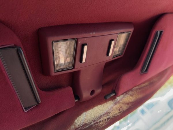 1987 Buick Park Ave Center Overhead Console Oem Dome Light Map Lamp Cubby Red — photo 3