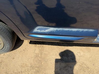 01-05 Pt Cruiser Passenger Right Rear Moulding From Door Oem Back Lower Blue Pb7