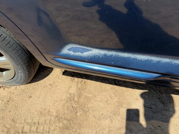 01-05 Pt Cruiser Passenger Right Rear Moulding From Door Oem Back Lower Blue Pb7 — photo 2