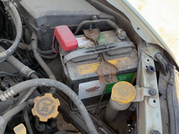 2005-2009 Subaru Legacy Outback Battery Box Mount Tray Hold Down OEM 82122AG10A — photo 3