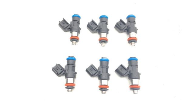 2010-2012 Ford Fusion Set Of 6 Fuel Injectors 3.0L 0280158189 — photo 2