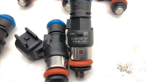 2010-2012 Ford Fusion Set Of 6 Fuel Injectors 3.0L 0280158189 — photo 4