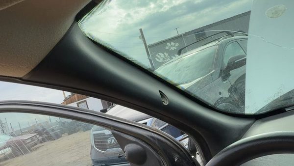 03-07 Saturn Ion Driver Left A Pillar Trim Windshield Post Panel Oem Black 19E — photo 2