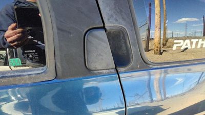 90-95 Nissan Pathfinder Driver Left Rear Outside Door Handle Oem Back