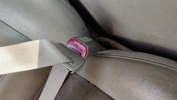 2002-2005 Ford Explorer Passenger Right Front Seat Belt Buckle Receiver Tan Gp — photo 5