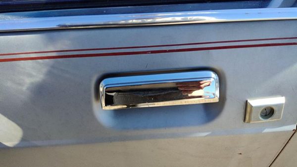 1983-1987 Mercury Grand Marquis Driver Left Front Outside Door Handle Oem Gray — photo 2