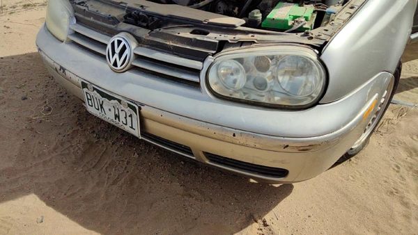 1999-2002 Vw Cabrio Convertible Front Bumper Cover Assembly Oem Silver — photo 4