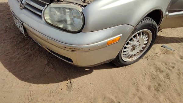 1999-2002 Vw Cabrio Convertible Front Bumper Cover Assembly Oem Silver — photo 3