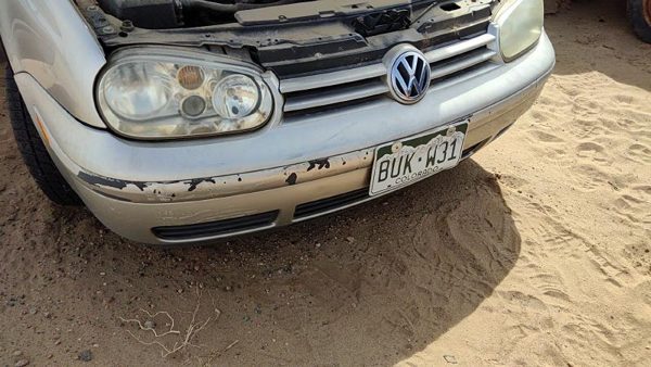 1999-2002 Vw Cabrio Convertible Front Bumper Cover Assembly Oem Silver — photo 5