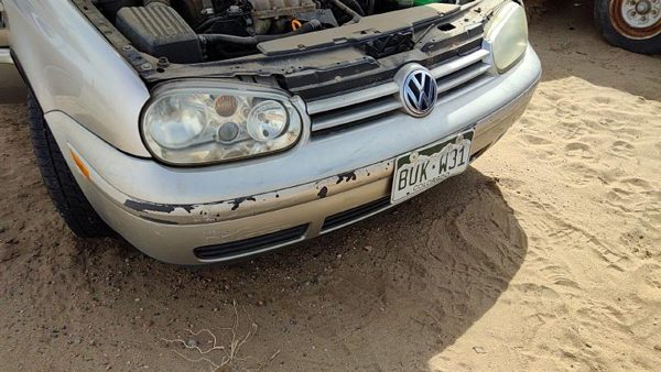 1999-2002 Vw Cabrio Convertible Front Bumper Cover Assembly Oem Silver — photo 6