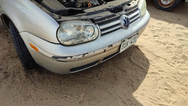 1999-2002 Vw Cabrio Convertible Front Bumper Cover Assembly Oem Silver — photo 7