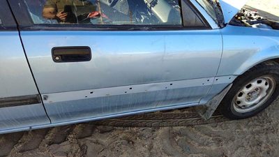 1989 Honda Civic Front Door RH Blue