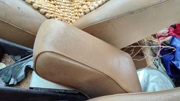 1979-1985 Mercedes 300Td Center Console Lid Only Oem Arm Rest Fold Down Brown — photo 3