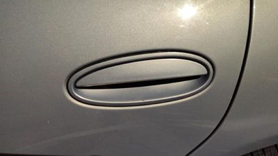 97-05 Chevy Malibu Driver Left Rear Outside Door Handle Oem Back 17u Silvermist