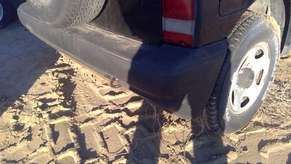 1996 1997 1998 Geo Tracker Rear Bumper Cover Assembly Oem Back Black 91173385 — photo 3