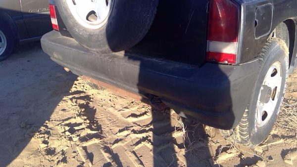 1996 1997 1998 Geo Tracker Rear Bumper Cover Assembly Oem Back Black 91173385 — photo 1