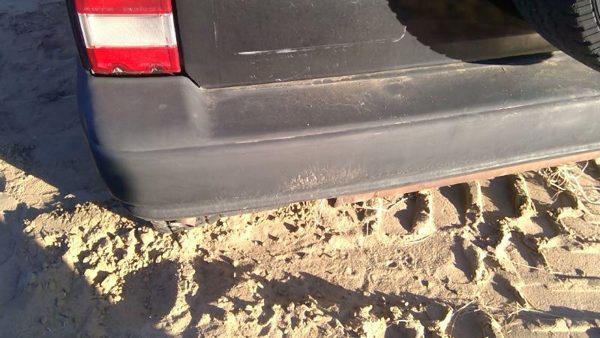 1996 1997 1998 Geo Tracker Rear Bumper Cover Assembly Oem Back Black 91173385 — photo 8