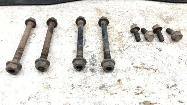 05 Dodge Ram 1500 Pickup Transmission Crossmember Mount Brackets Hardward Bolts — photo 4