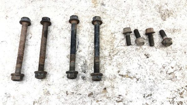 05 Dodge Ram 1500 Pickup Transmission Crossmember Mount Brackets Hardward Bolts — photo 3