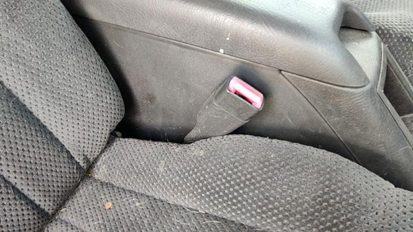 1995-1997 S10 Blazer Passenger Right Front Seat Belt Buckle Receiver Oem Gray — photo 4