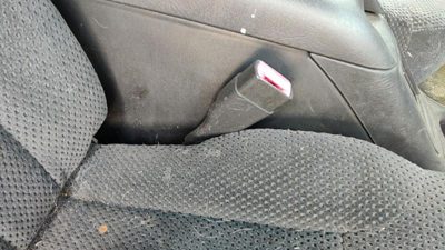 1995-1997 S10 Blazer Passenger Right Front Seat Belt Buckle Receiver Oem Gray